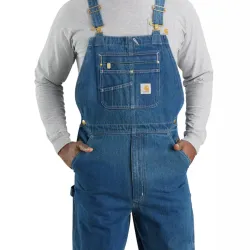 
                  CARHARTT Spodnie ogrodniczki Bib Overall Loose Fit Denim Darkstone W36 L32 104672.DST.S424